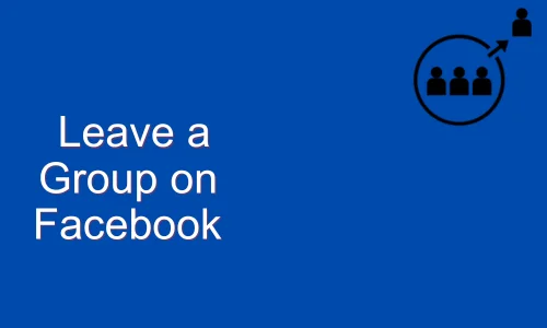 How to Leave a Group on Facebook App